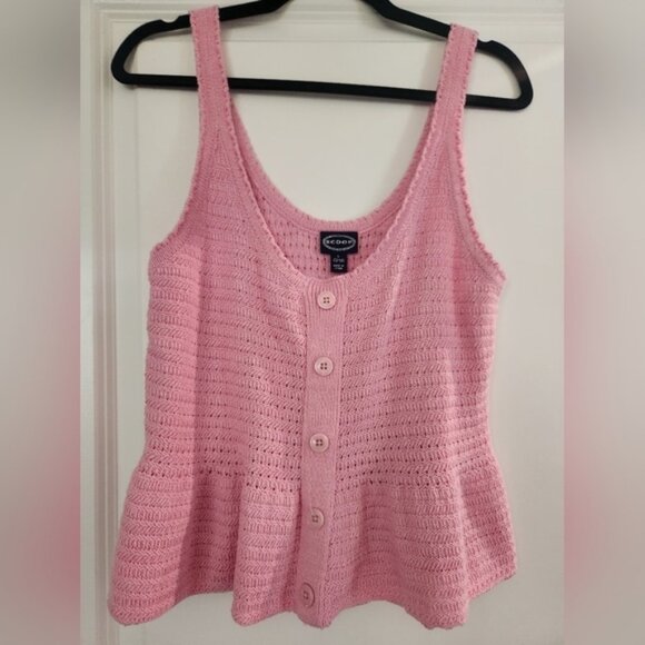 Scoop peplum tank - Picture 1 of 3